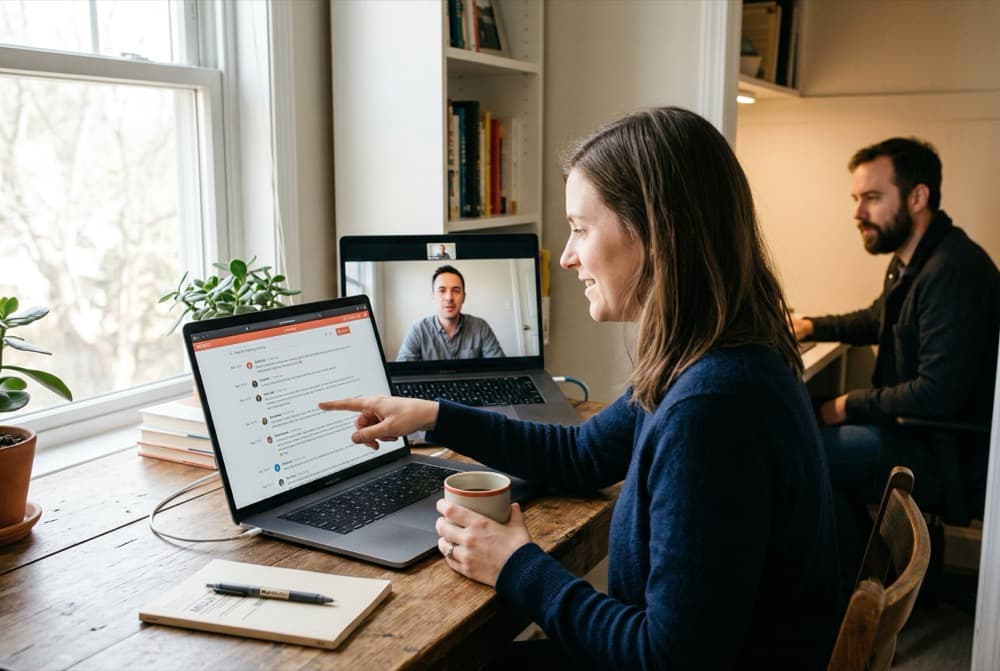La puesta al día consultable está reemplazando los resúmenes del lunes en equipos híbridos