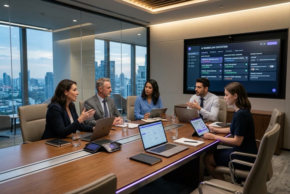 La Auditoría de "Acción Agente": Por Qué las Reuniones de 2026 Están Abandonando las Transcripciones por Flujos de Trabajo Autónomos